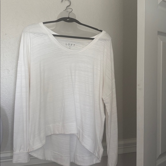 LOFT white Knit Top - Picture 2 of 3